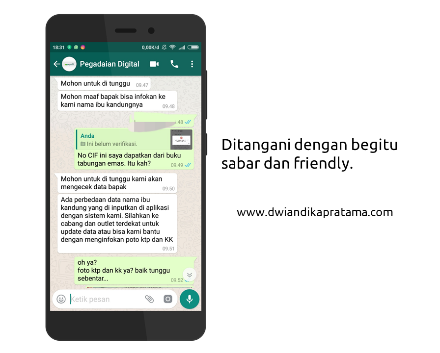 Pegadaian Digital Beli Emas Semudah Beli Pulsa